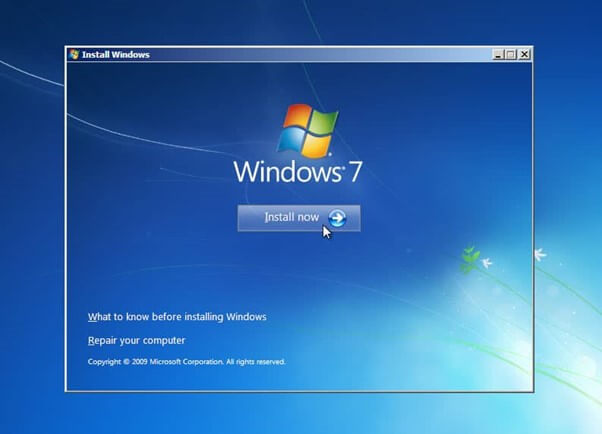 installer Windows 7