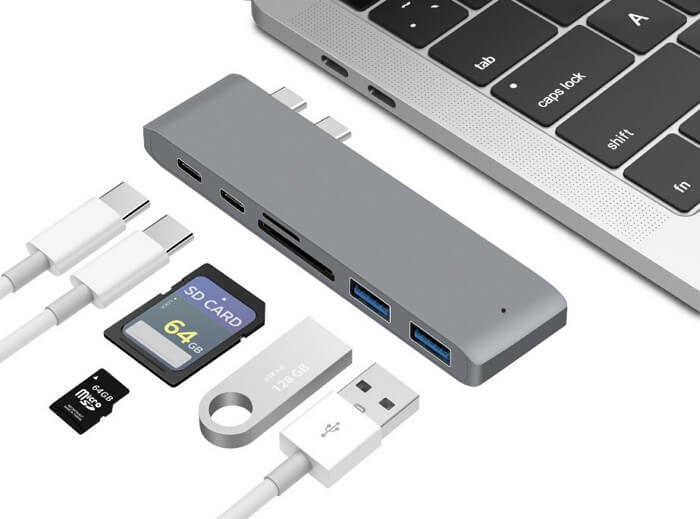 usb-c vers lecteur de carte sd mac