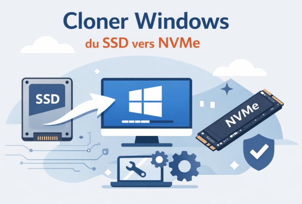 cloner Windows du SSD vers un SSD NVMe