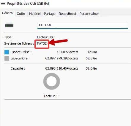 Vérifier le système de fichiers du disque dur externe