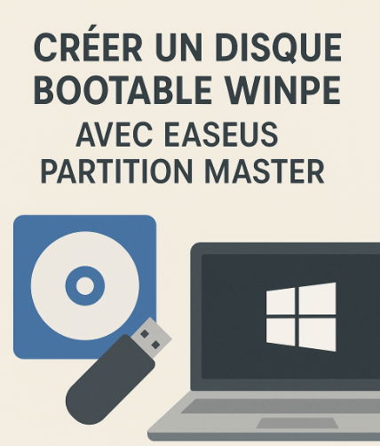 créer un disque bootable EaseUS WinPE