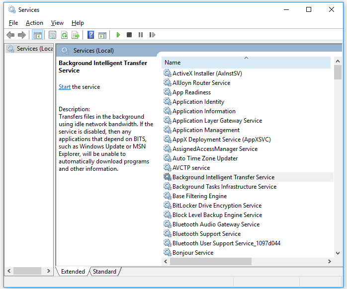 Corriger le problème