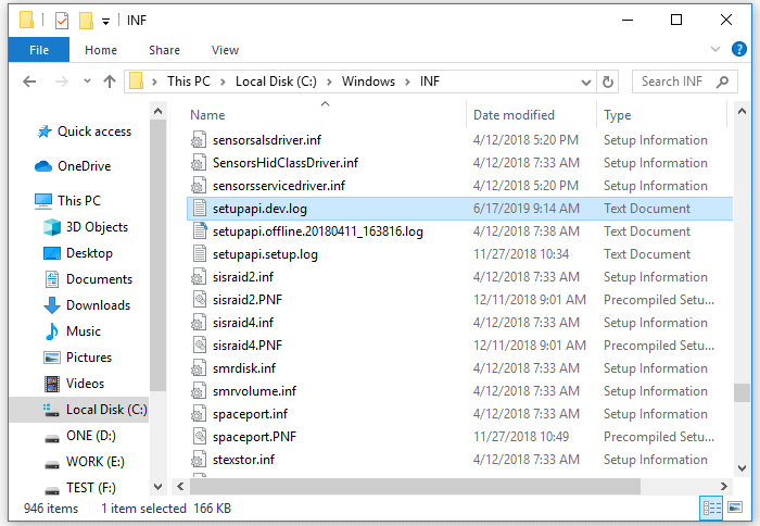 vérifier le fichier journal pour réparer l'impossibilité pour le système de trouver le fichier spécifié