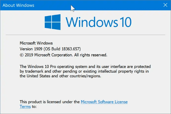 vérifier la version de Windows sur votre PC