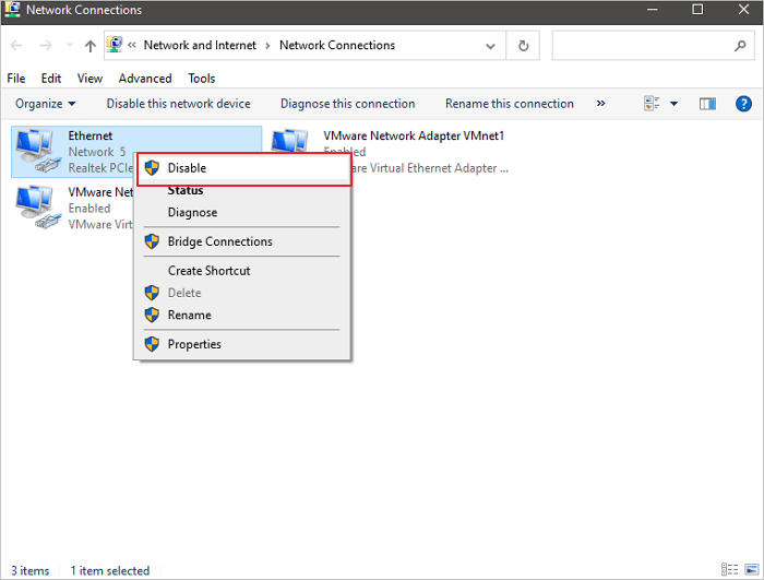 déconnecter votre PC d'Internet - 3