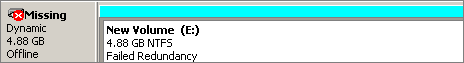 le hdd HS indique qu'il est manquant