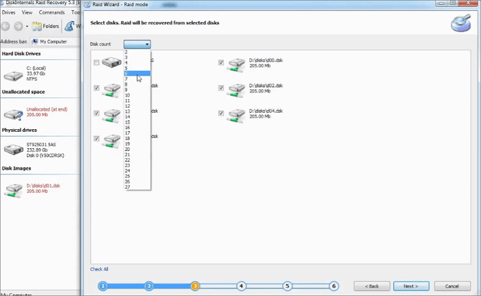 disque récupération raid interne