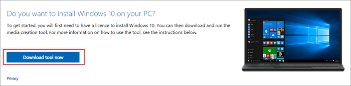 télécharger le fichier iso de windows 10