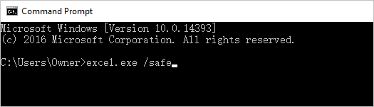 Correction d'Excel ne répondant pas - mode sécurisé
