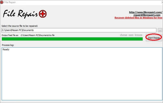 meilleur logiciel de réparation de photos pour PC - File Repair