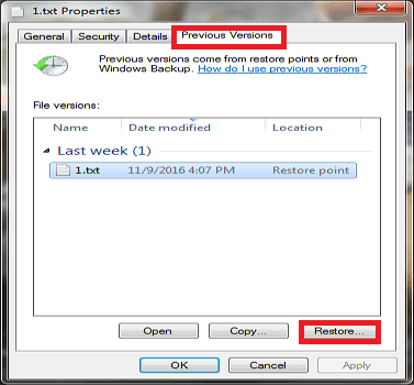 comment récupérer des fichiers définitivement supprimés dans windows 7