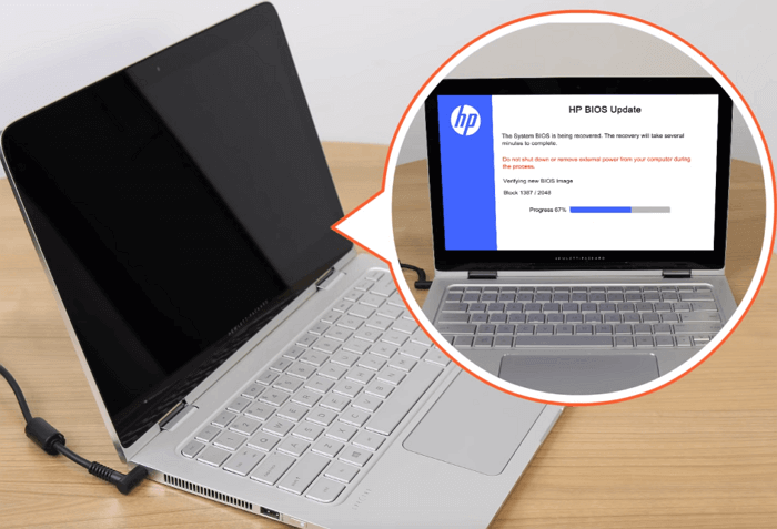 Mon Ordinateur Portable S'allume Mais L'écran Reste Noir [Solution] PC portable HP écran noir - EaseUS