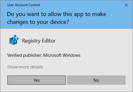 Exécutez l'Éditeur du Registre pour corriger une erreur de valeur non valide.