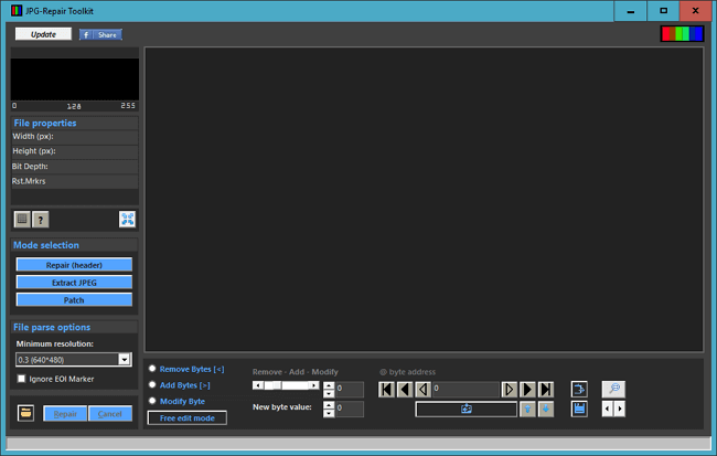 meilleur logiciel de réparation de photos pour PC - JPEG Repair Toolkit