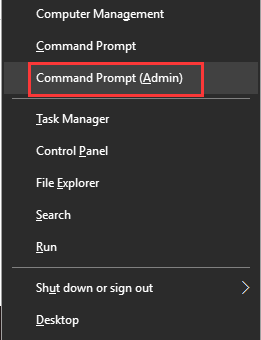 Ouvrez l'invite de commande dans Windows