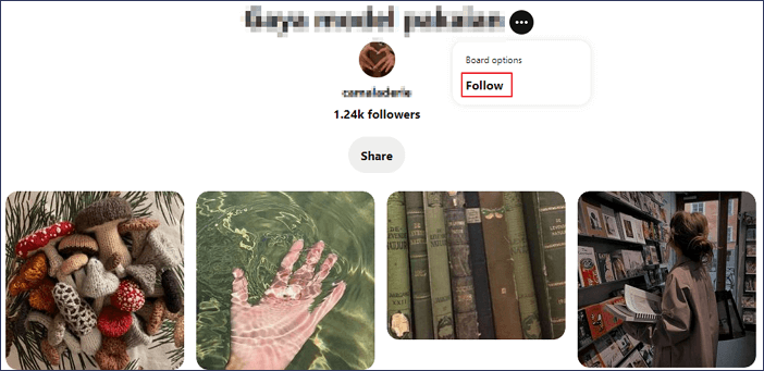 suivre à nouveau le tableau