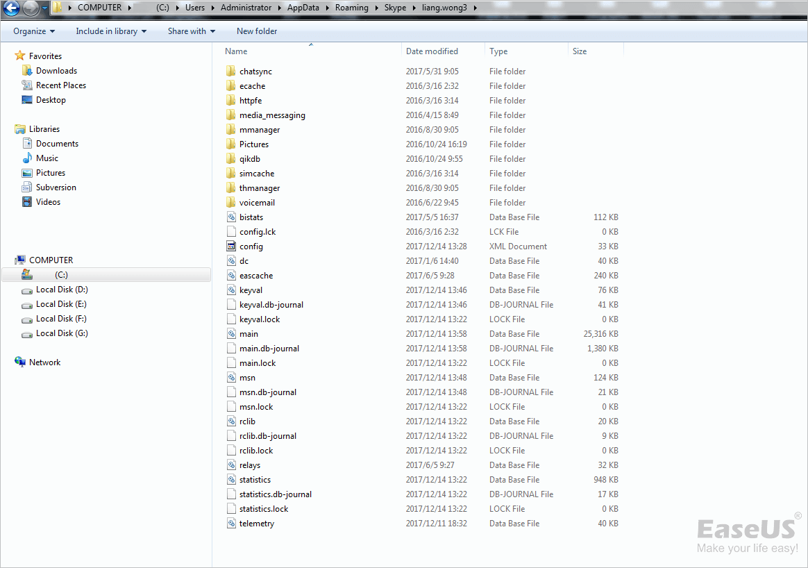 comment récupérer l'historique des chats skype supprimés