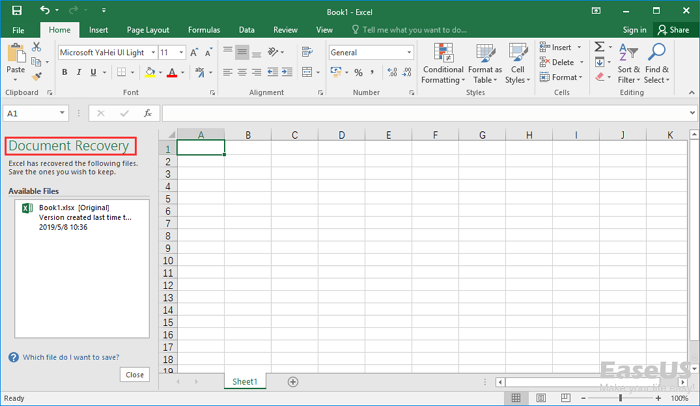 Excel gelé comment sauvegarder