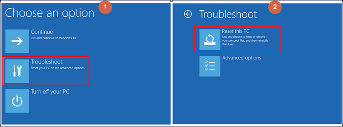 réinitialiser votre PC dans Windows 10