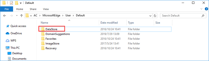 récupérer les favoris de Edge