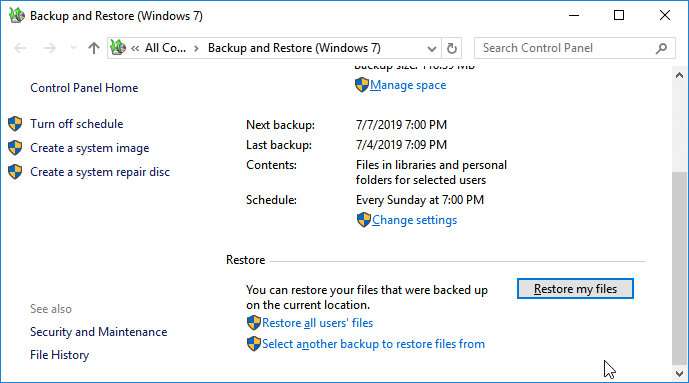 Comment récupérer des fichiers supprimés sur une clé USB  Restore-permanently-deleted-files-from-windows-backup