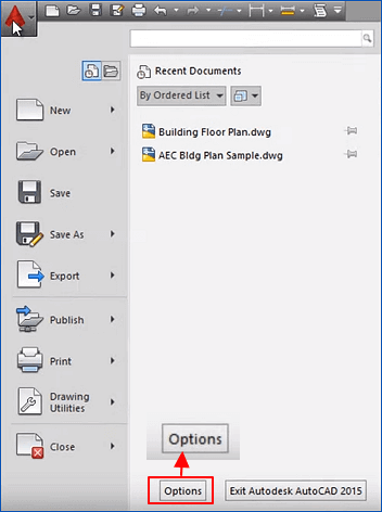 Restaurer le fichier CAO non enregistré.