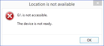 l'appareil n'est pas prêt