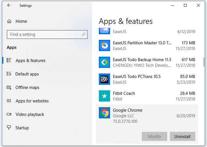 Correction: Chrome ne télécharge pas de fichiers - désinstallez Chrome