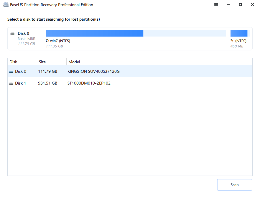 Logiciel De Recuperation De Partition Perdue Supprimee Easeus Partition Recovery