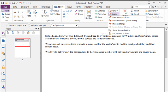 Foxit Phattom PDF editor