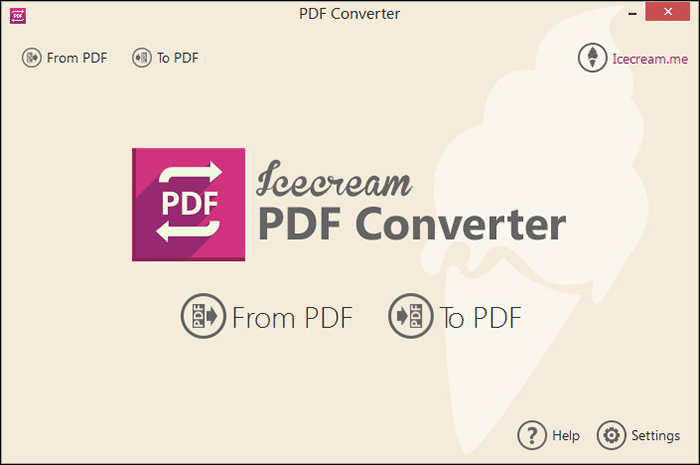 icecream pdf converter pour windows