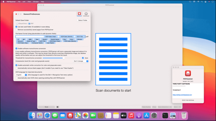 Modifier le PDF numérisé sur Mac