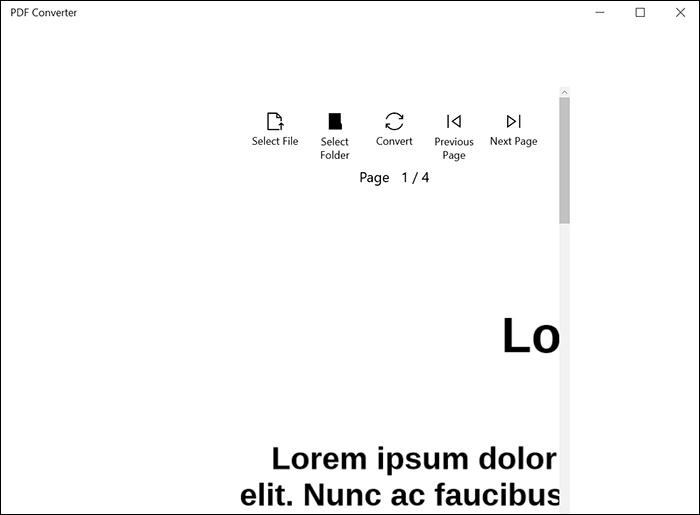 convertir pdf en jpg Windows avec pdf en jpeg