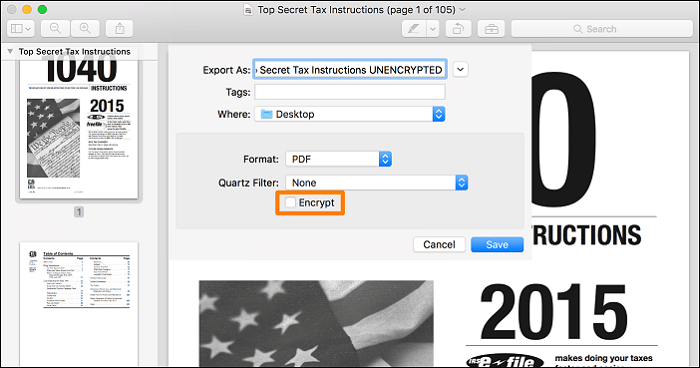 Supprimer le mot de passe d'un pdf sur Mac