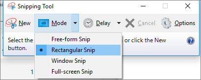 rogner un PDF avec Snipping tool