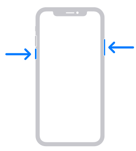 redémarrer l'iphone