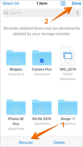 Récupérer des fichiers