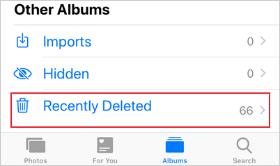 récupérer manuellement les fichiers supprimés de l'iPhone