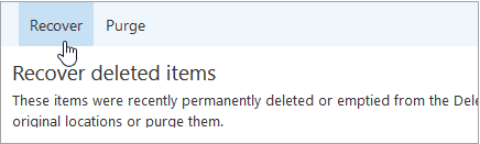 Récupérer les mails Outlook supprimés