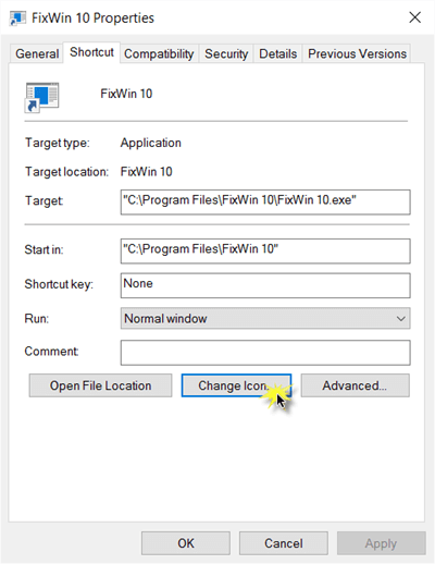 Créez un nouveau raccourci du dossier utilisateur disparu dans Windows 10.