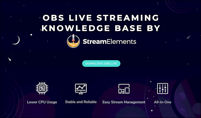 Alternative à OBS - OBS.Live