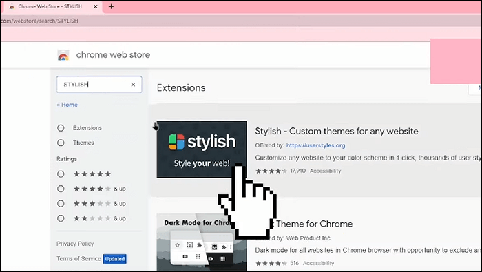 ajouter du style à google chrome