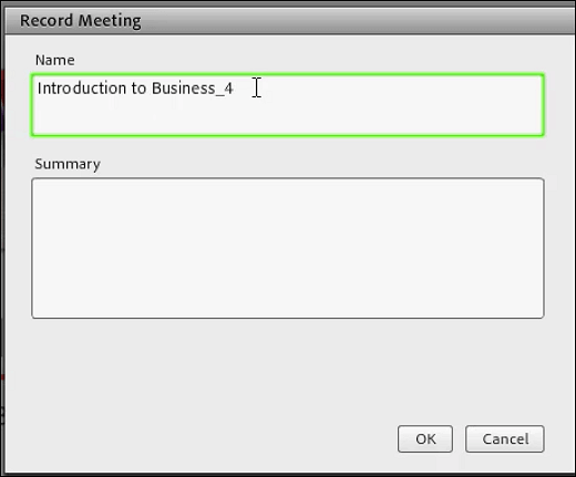 ajouter un titre adobe connect