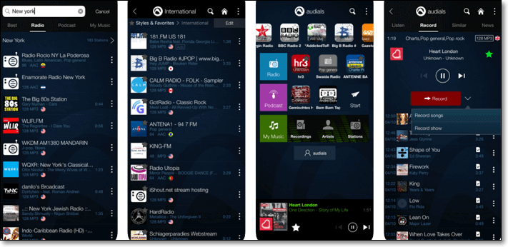 Enregistrer radio Internet sur iPhone