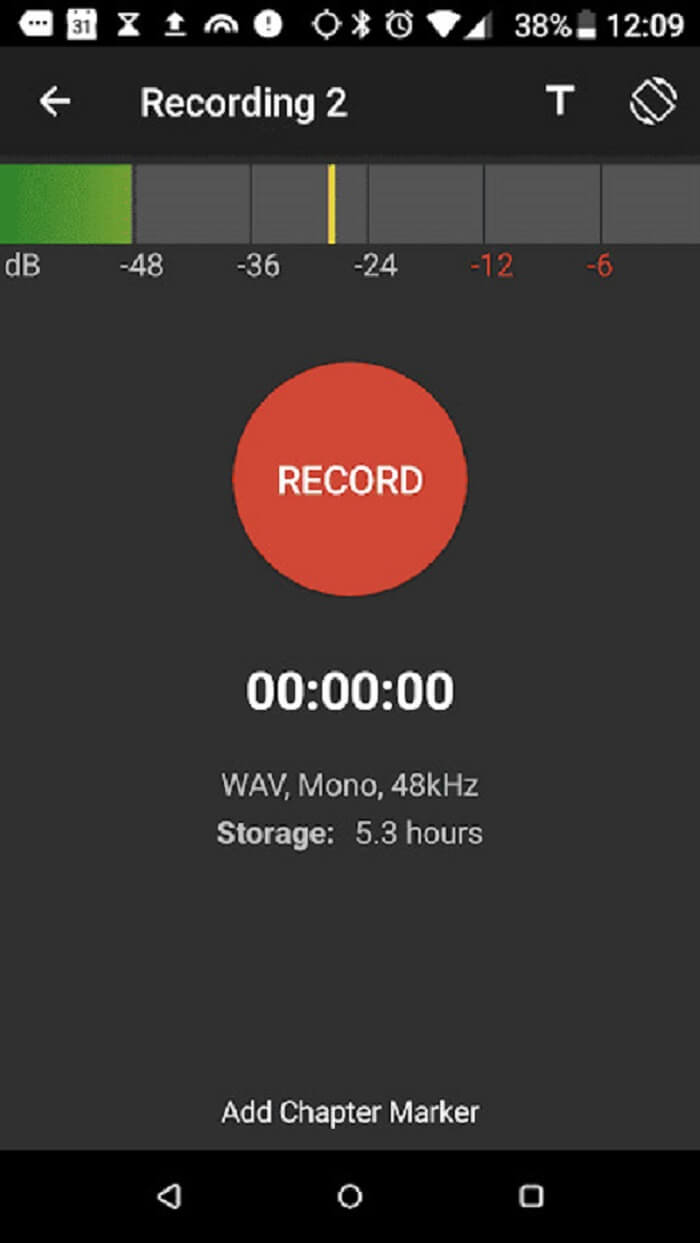 enregistreur de fichiers wav Android