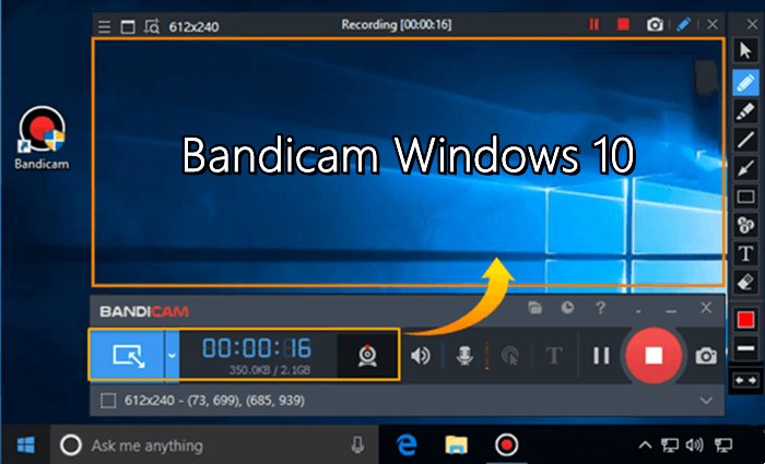 bandicam pour windows 10