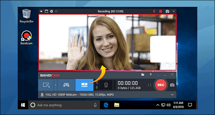 Webcam recorder Windows 10