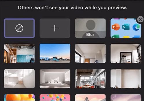 Flou de l'arrière-plan dans Teams