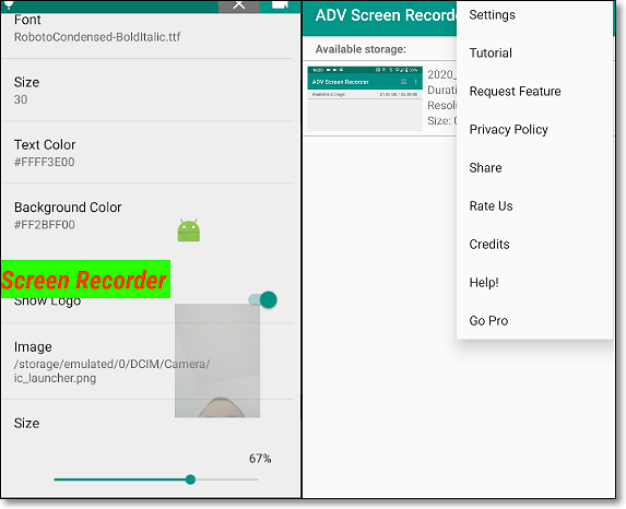 enregistreur audio interne app pour Android