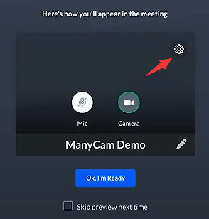 trouver des paramètres dans gotomeeting